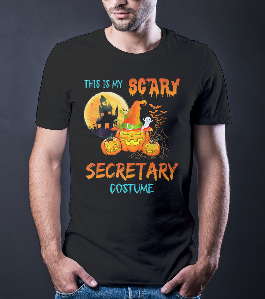 This Is My Scary Secretary Costume T-Shirt