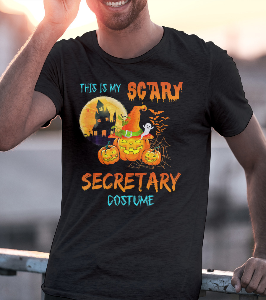 This Is My Scary Secretary Costume T-Shirt
