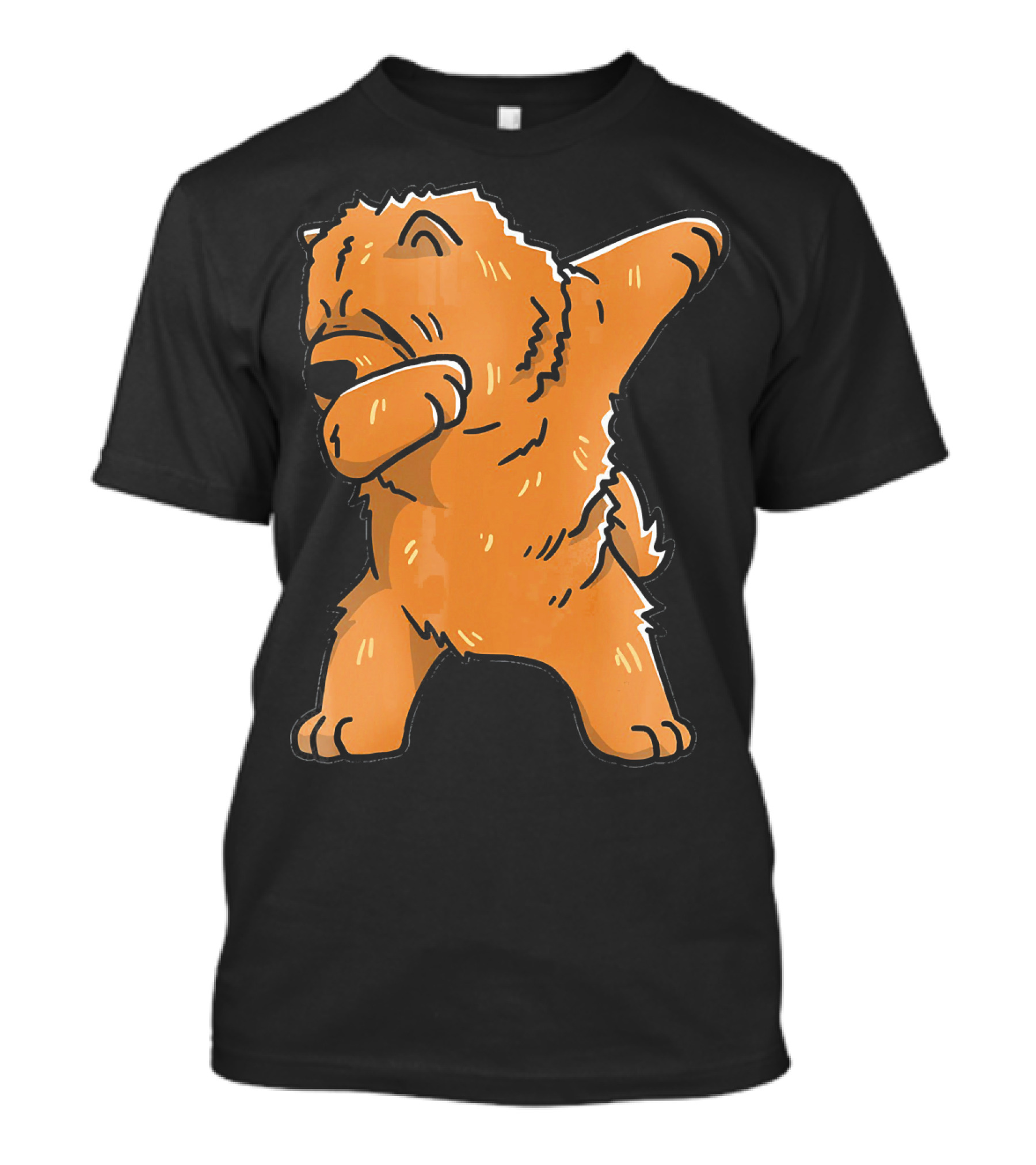 Chow Chow Dabbing Dog Cartoon T-Shirt