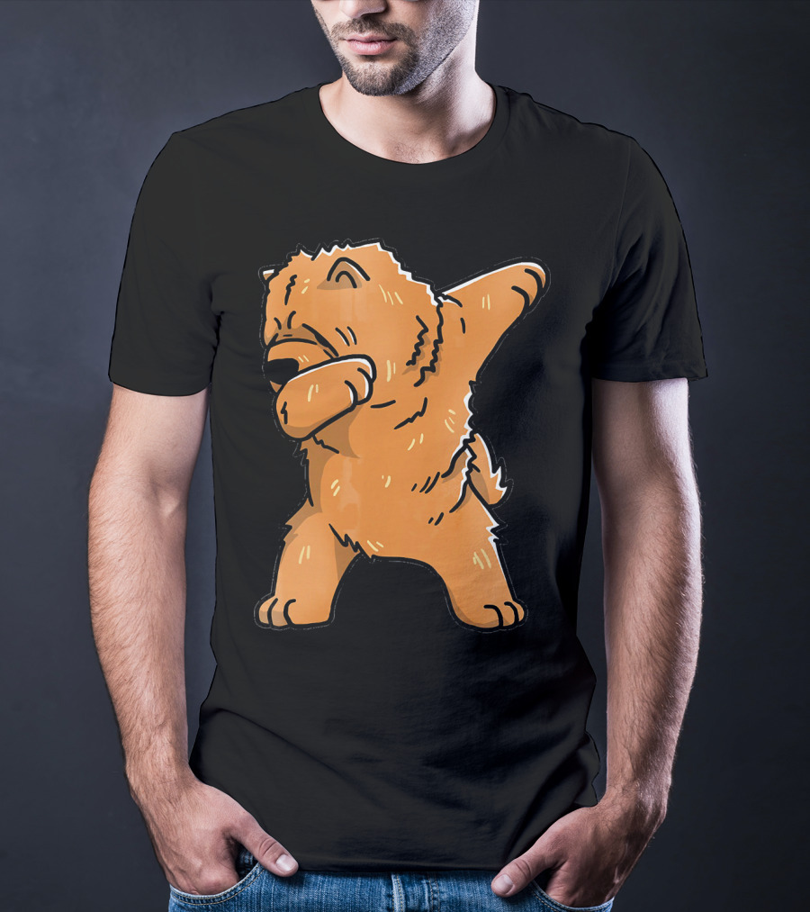 Chow Chow Dabbing Dog Cartoon T-Shirt