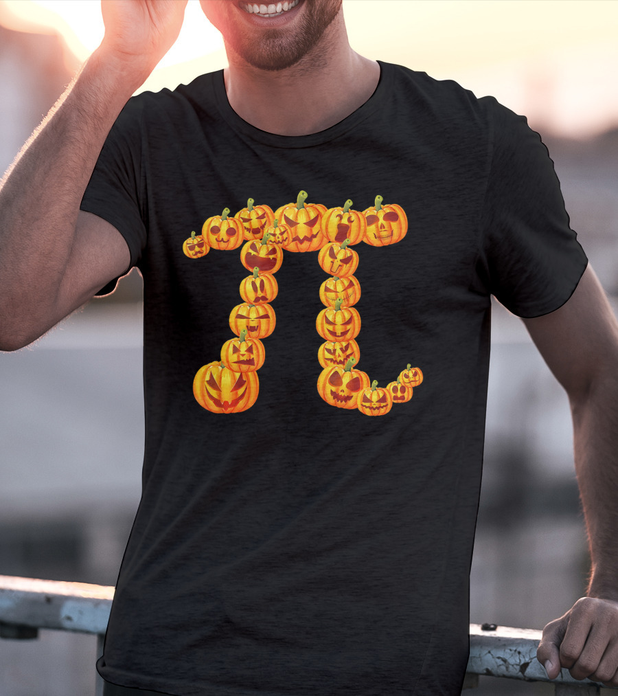 Pumpkin Pi Halloween Math T-Shirt