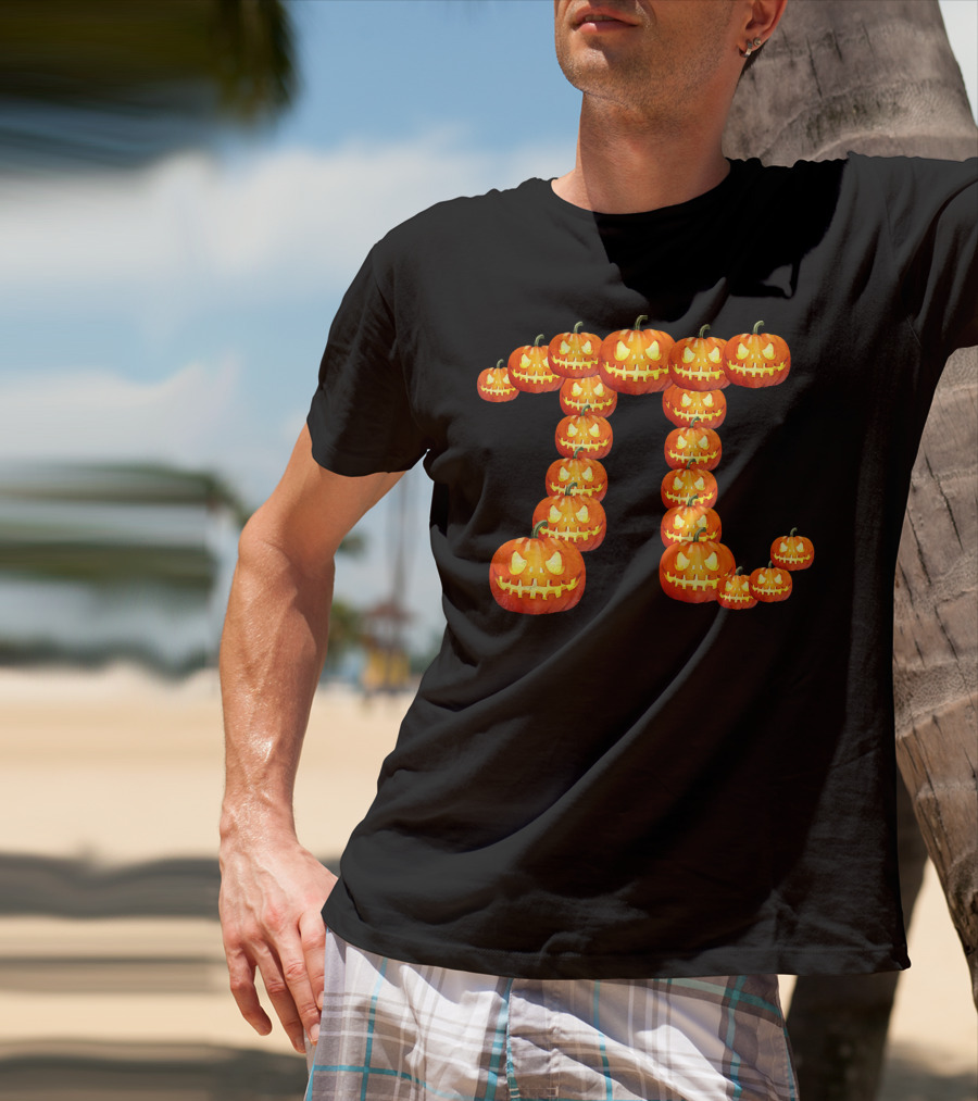 Pumpkin Pi Clever Halloween Humor T-Shirt
