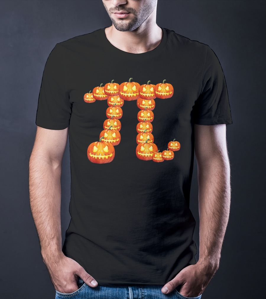 Pumpkin Pi Clever Halloween Humor T-Shirt