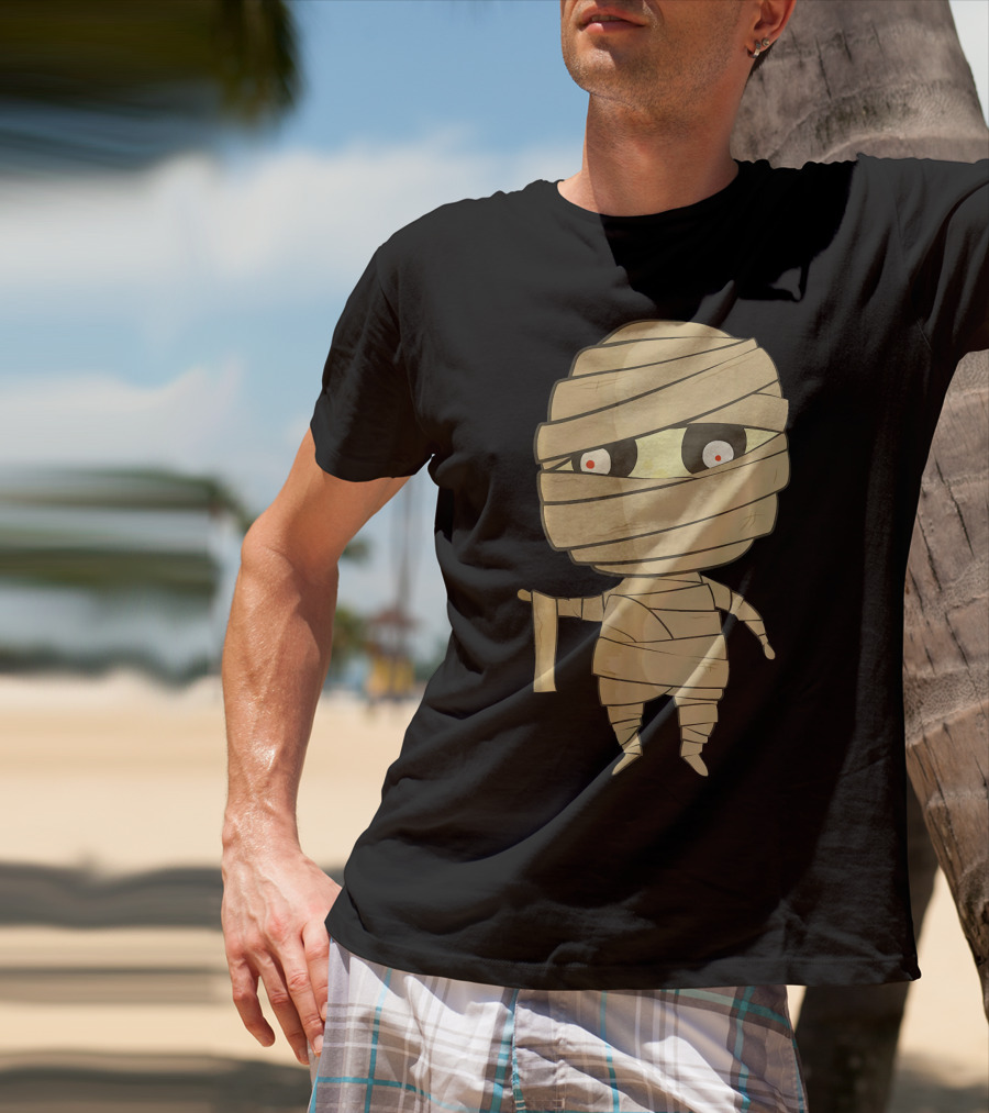 Mummy Halloween Cute Character T-Shirt
