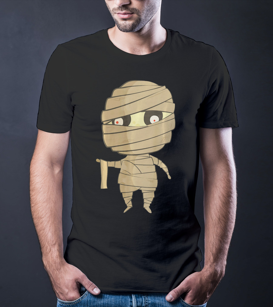 Mummy Halloween Cute Character T-Shirt
