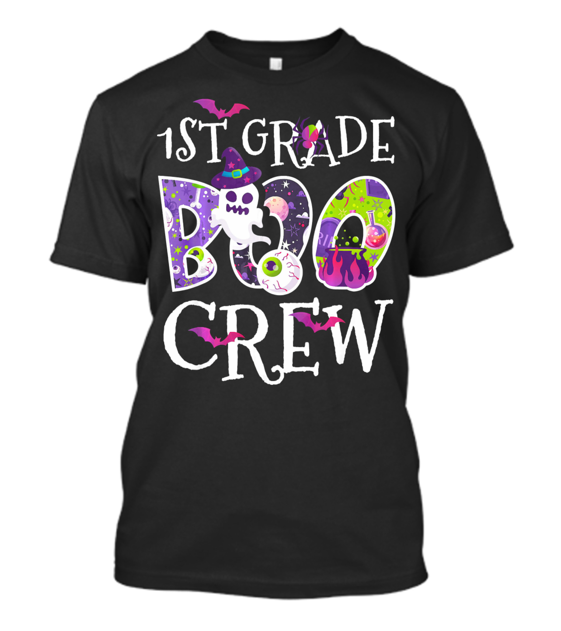 1st Grade Boo Crew Halloween Funny Costume T-Shirt