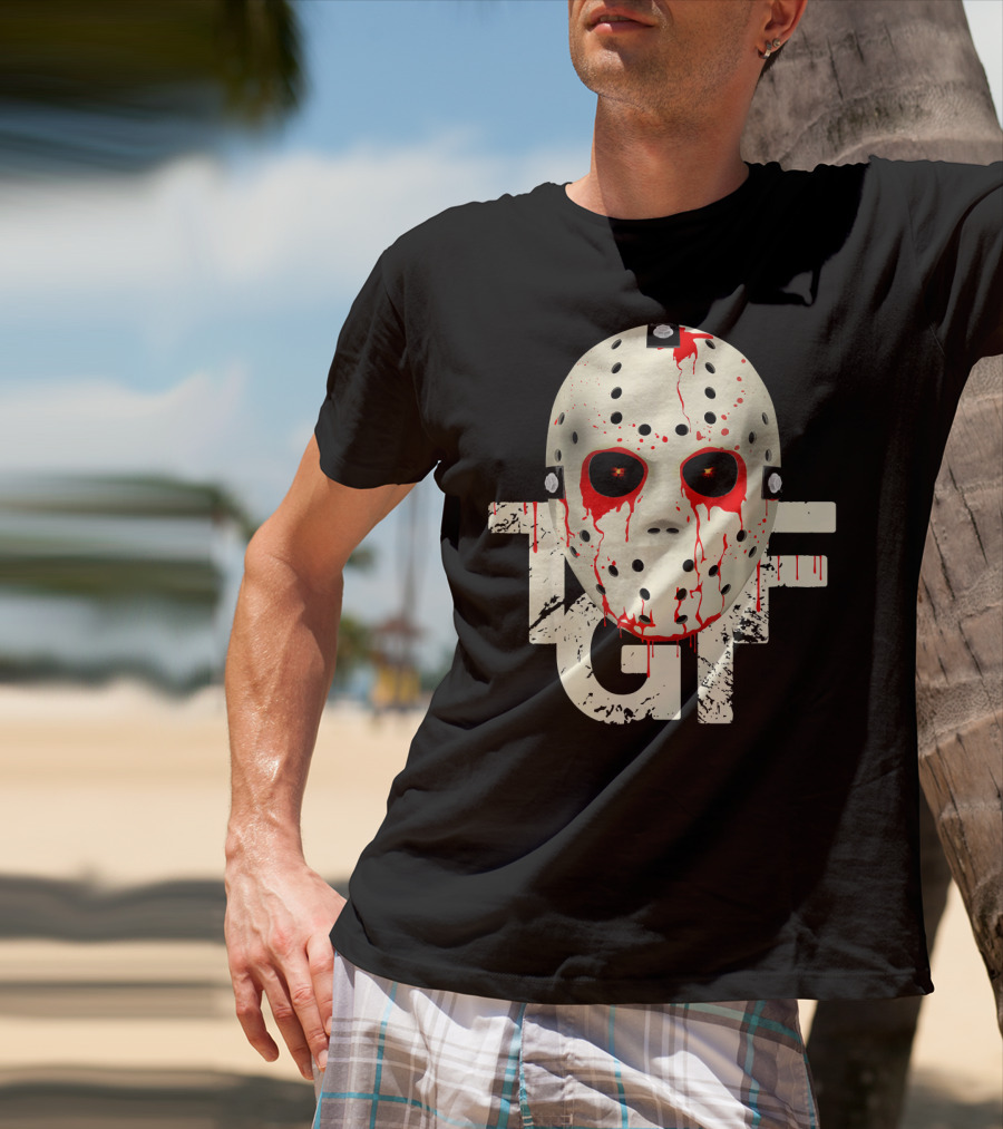 T G I Friday The 13th Hockey Mask T-Shirt