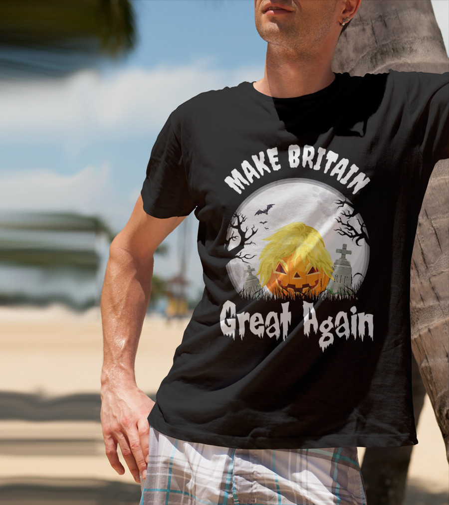 Make Britain Great Again Halloween Brexit Pumpkin T-Shirt