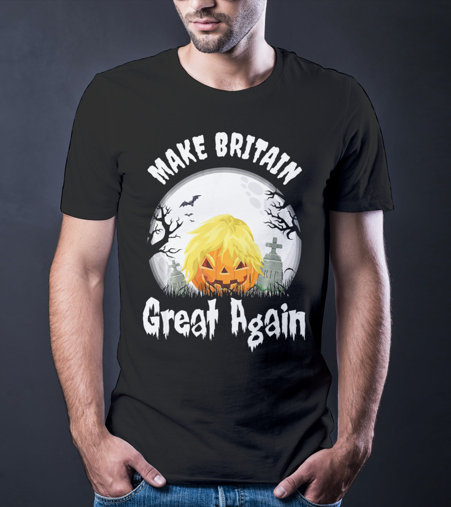 Make Britain Great Again Halloween Brexit Pumpkin T-Shirt