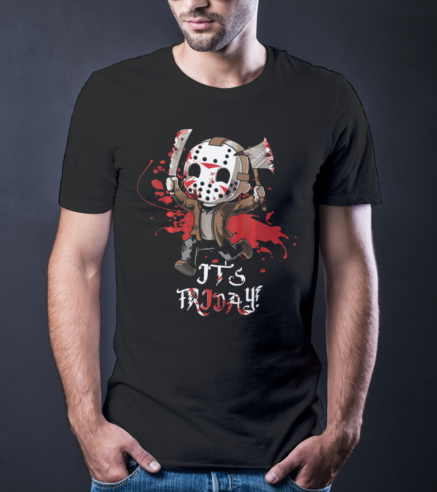 It's Friday Halloween Scary Jason T-Shirt