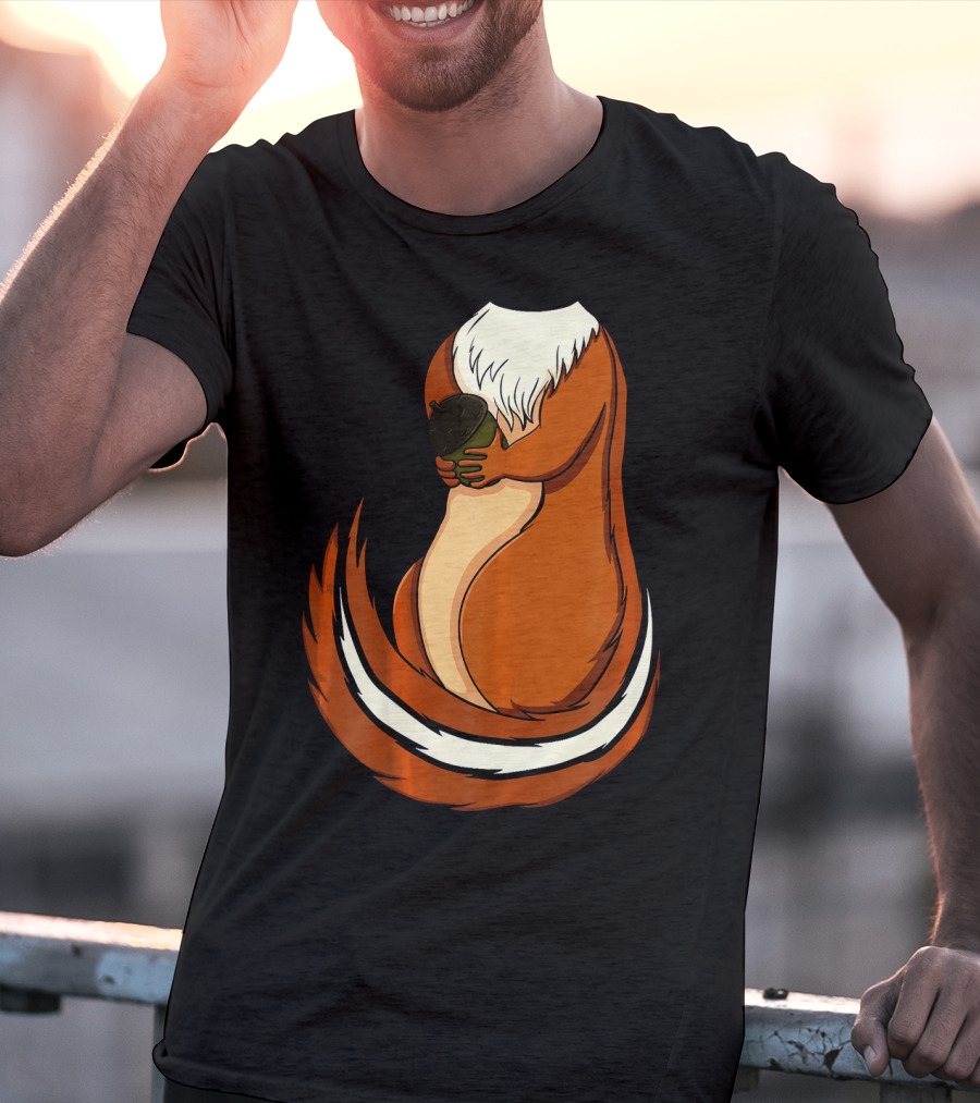 Chipmunk Holding Acorn T-Shirt