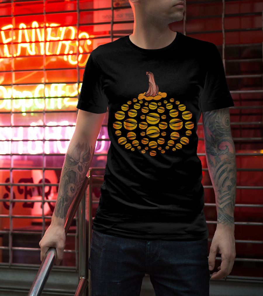 Hockey Pucks Halloween Pumpkin T-Shirt