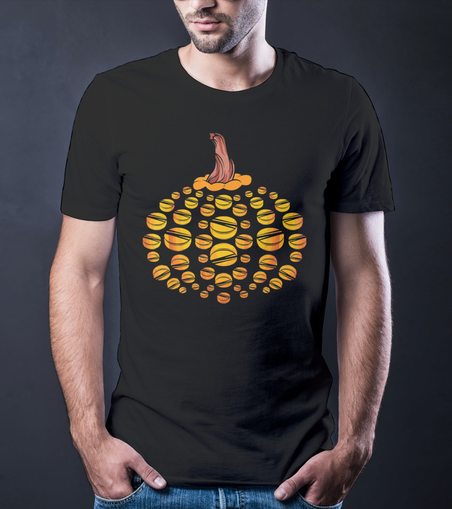 Hockey Pucks Halloween Pumpkin T-Shirt