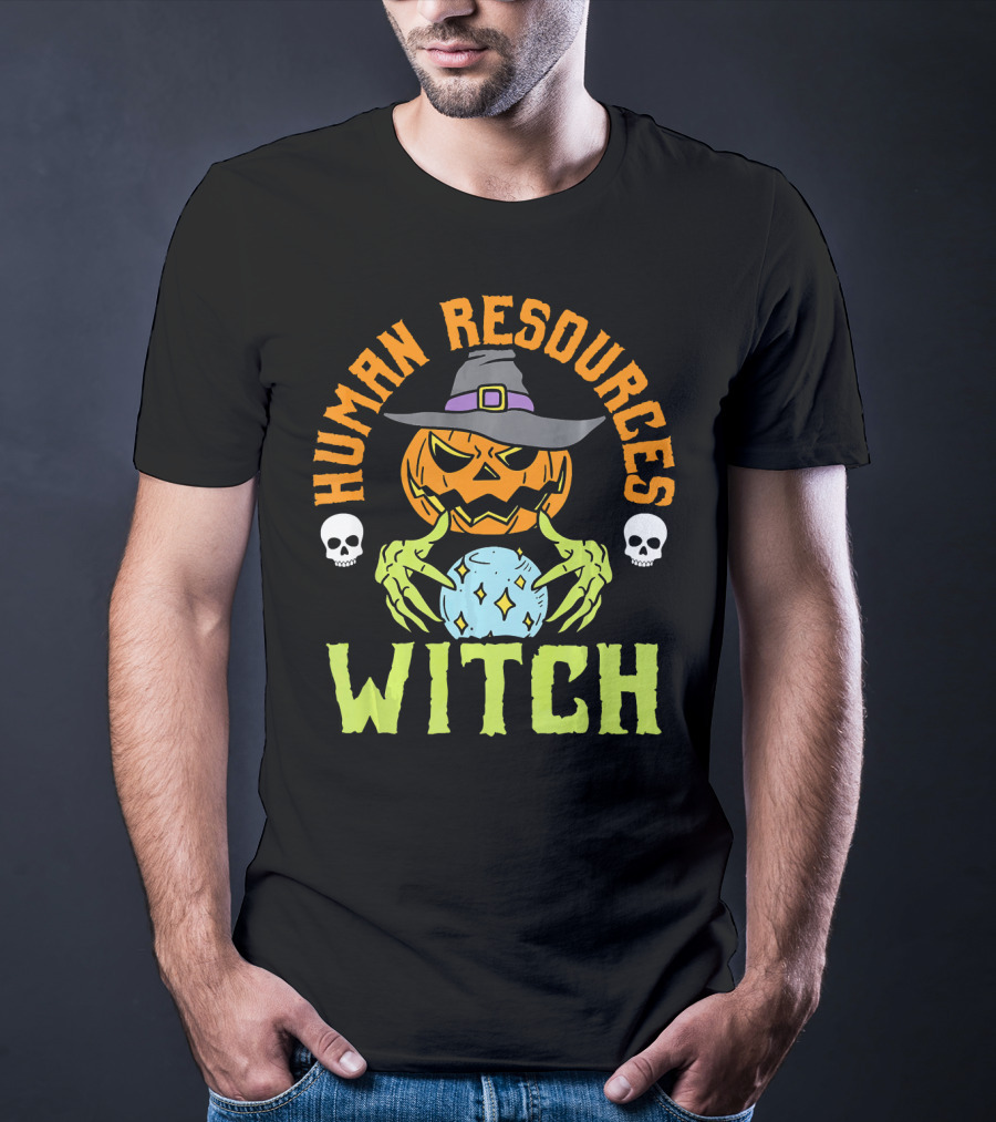 Human Resources Witch Pumpkin Magic T-Shirt