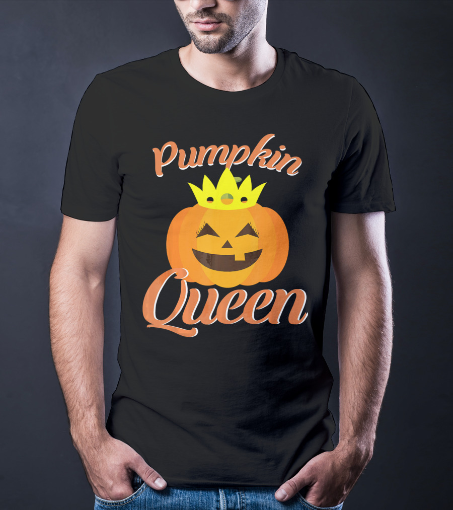 Pumpkin Queen Halloween Crown T-Shirt
