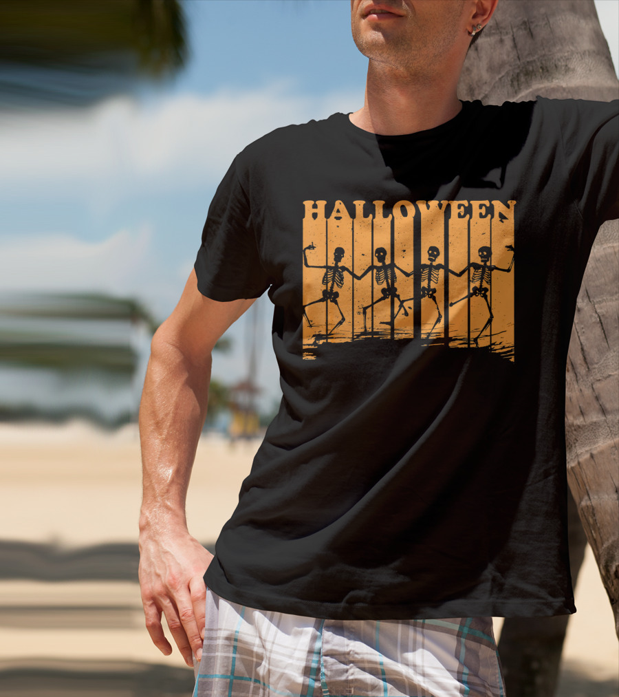 Halloween Dancing Skeletons T-Shirt