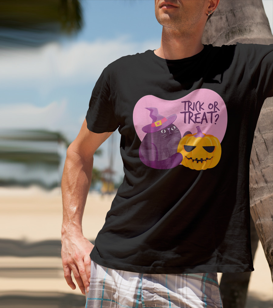 Trick Or Treat Happy Halloween Day Kids Halloween Pump T-Shirt