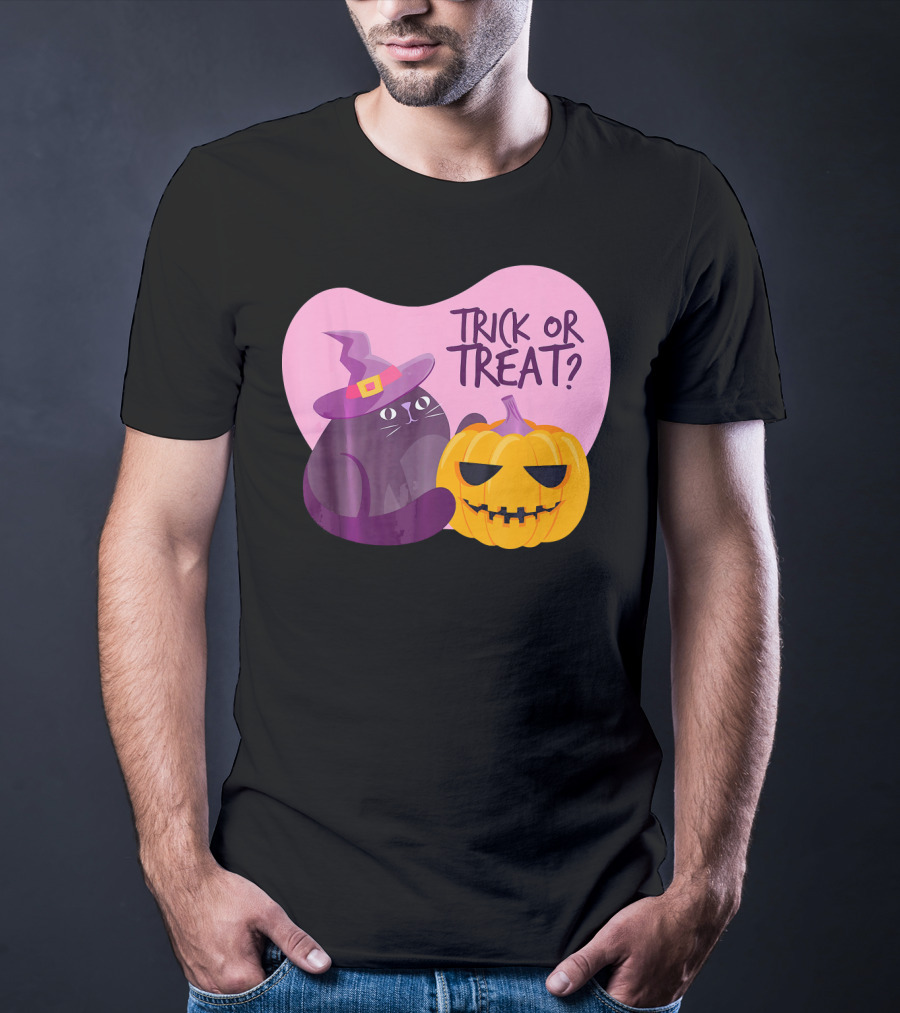 Trick Or Treat Happy Halloween Day Kids Halloween Pump T-Shirt