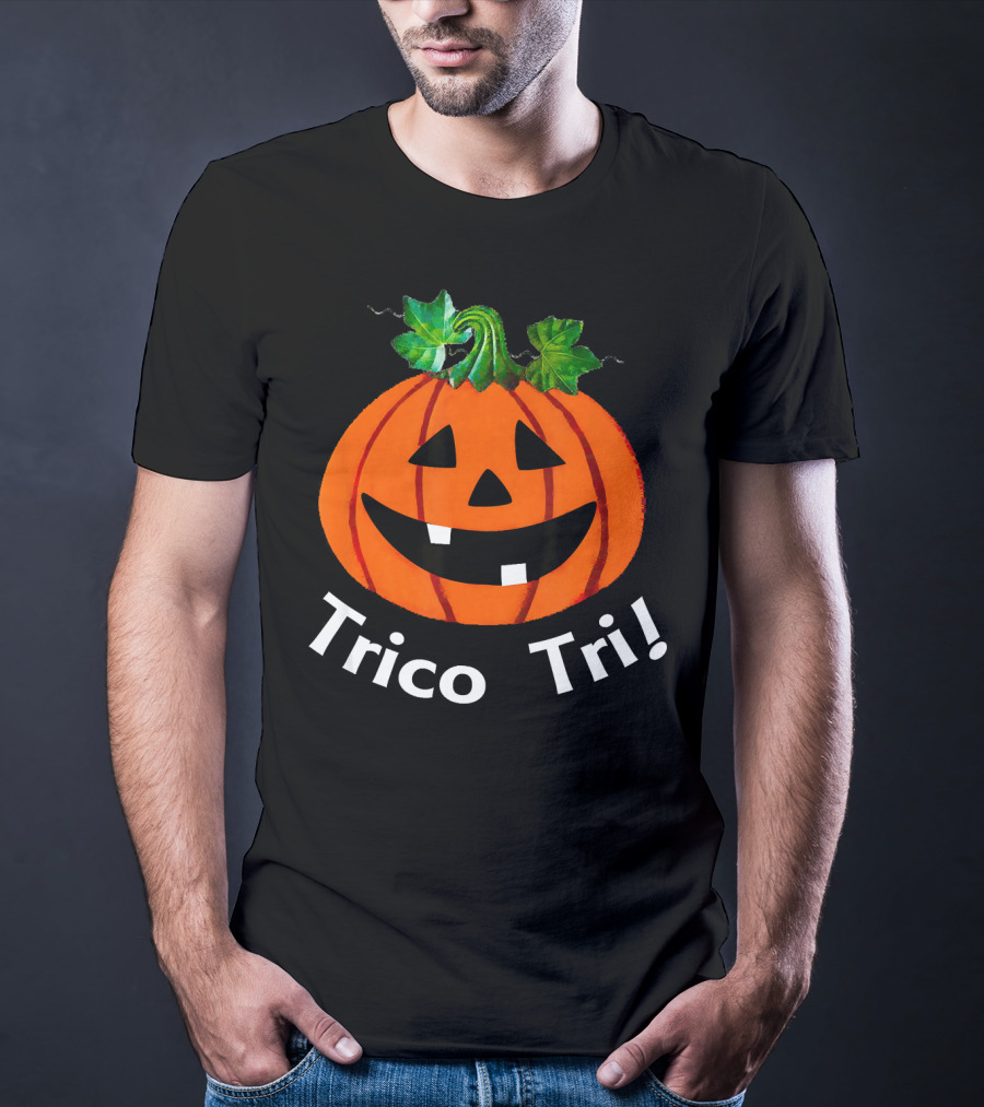 Trico Tri Pumpkin Halloween Jack-O'-Lantern T-Shirt
