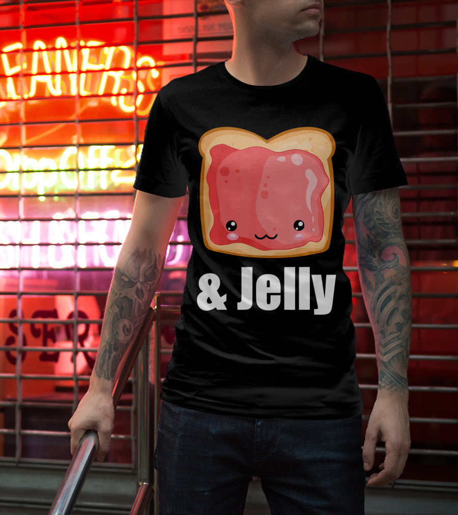 Kawaii Jelly Toast Cute Cartoon PB&J Matchi T-Shirt