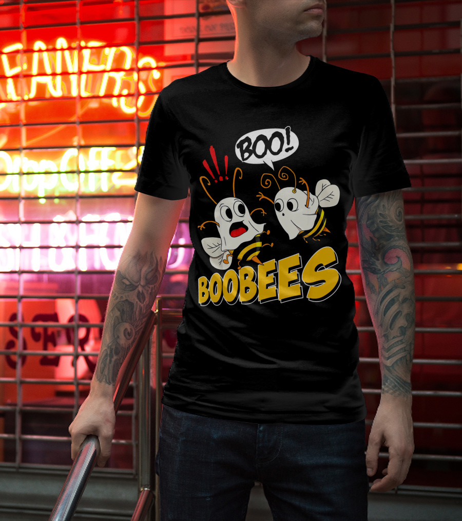 BOO Boobees Happy Halloween Day T-Shirt