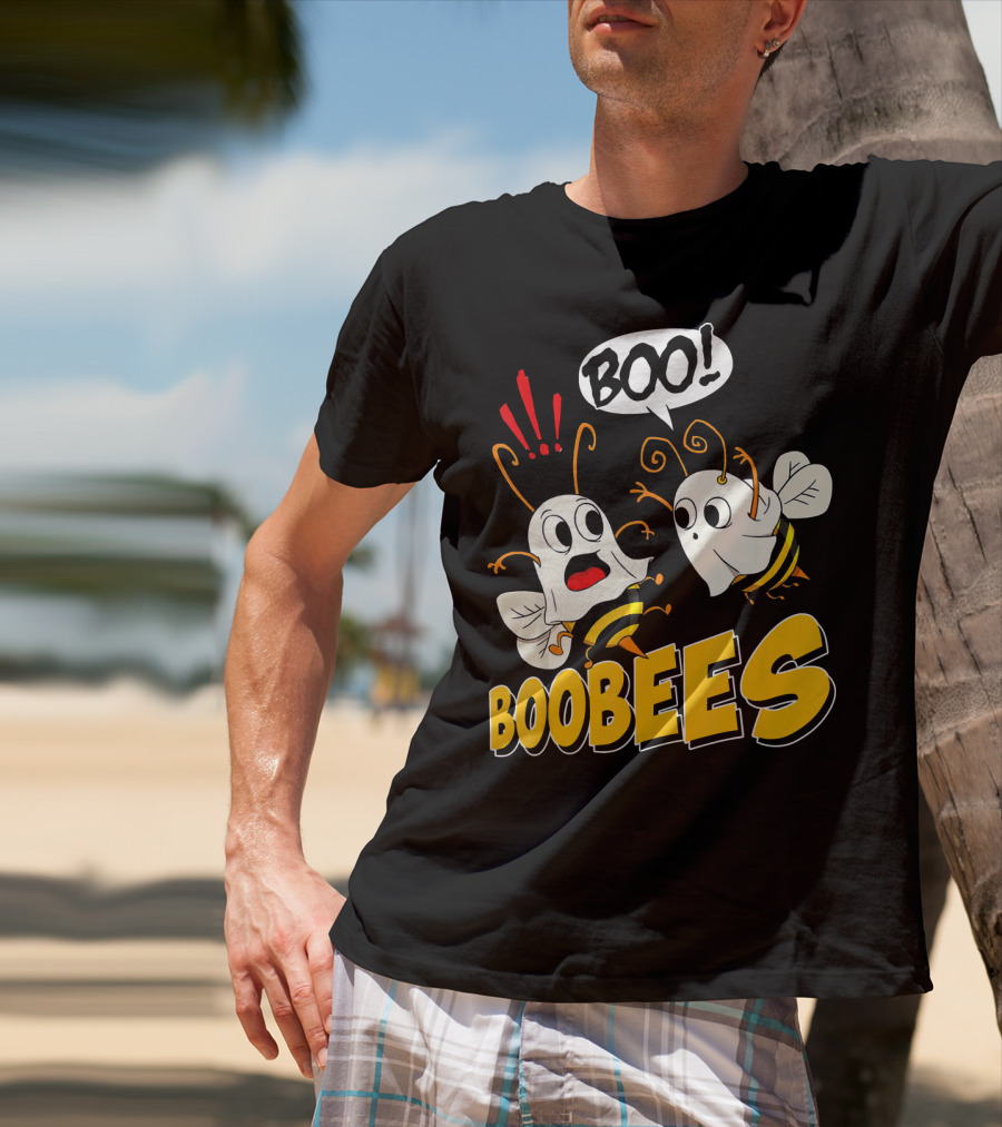 BOO Boobees Happy Halloween Day T-Shirt