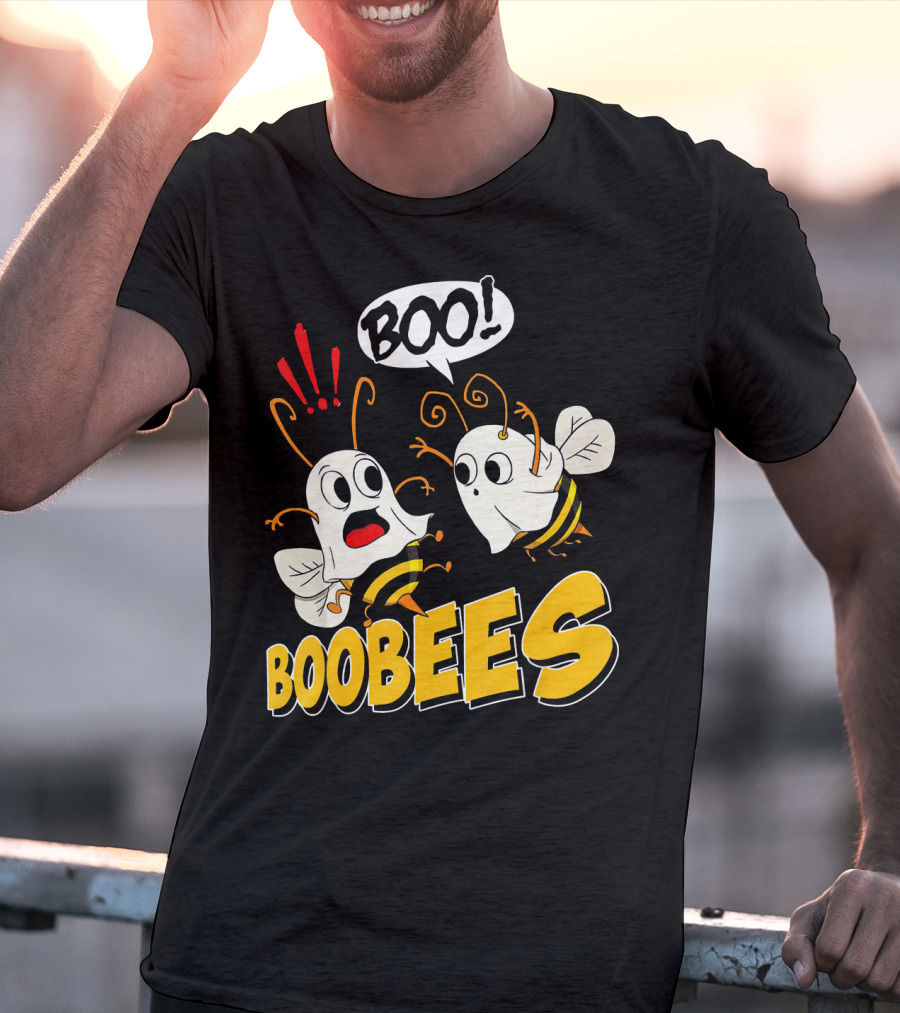 BOO Boobees Happy Halloween Day T-Shirt