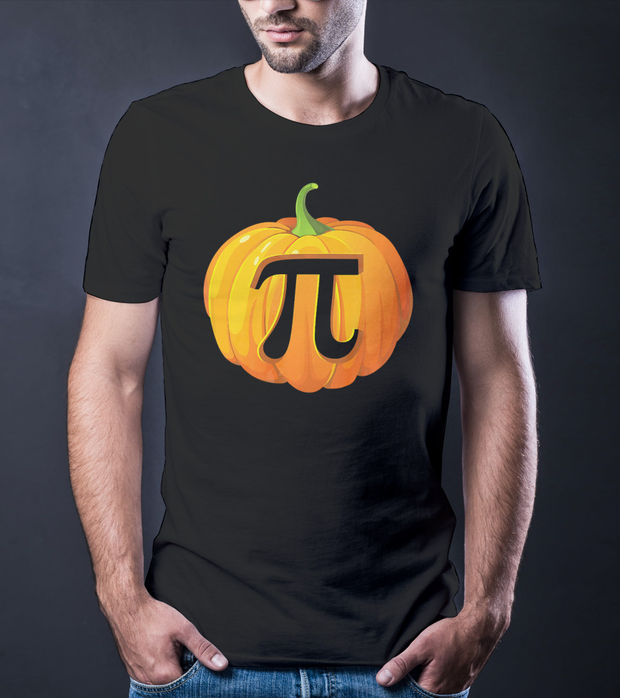 Pumpkin Pi Symbol Halloween Mashup T-Shirt