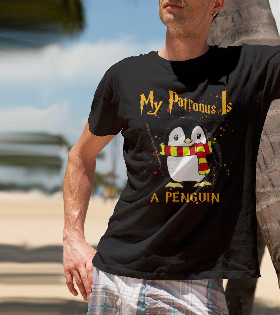 My Patronus Is A Penguin Wizardry Magic T-Shirt