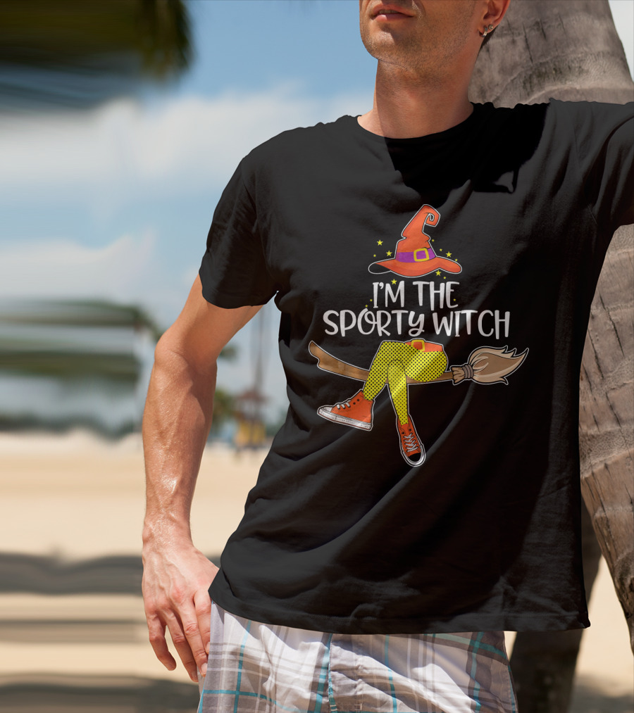 I'm The Sporty Witch Halloween Match T-Shirt