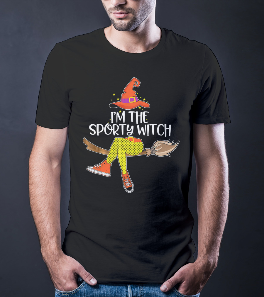 I'm The Sporty Witch Halloween Match T-Shirt