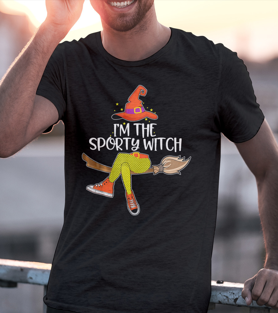 I'm The Sporty Witch Halloween Match T-Shirt