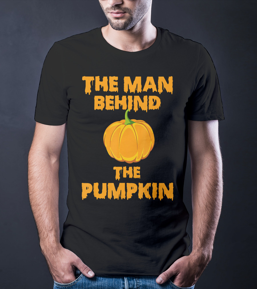 The Man Behind The Pumpkin Halloween T-Shirt