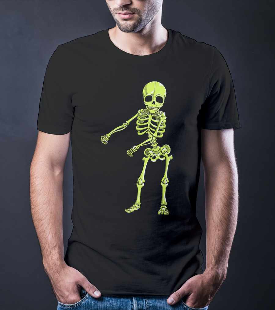 Floss Dance Neon Skeleton T-Shirt