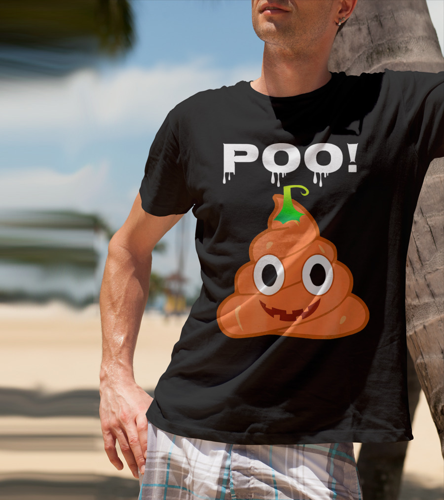 Poo Halloween Pumpkin Boo Fun T-Shirt