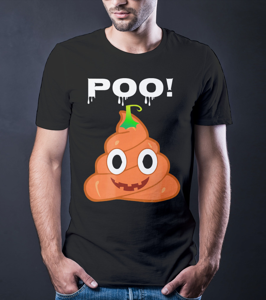 Poo Halloween Pumpkin Boo Fun T-Shirt