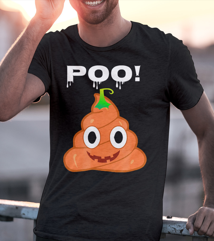 Poo Halloween Pumpkin Boo Fun T-Shirt