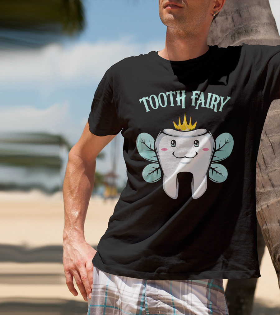 Tooth Fairy Crowned Fantasy Halloween Costume T-Shirt