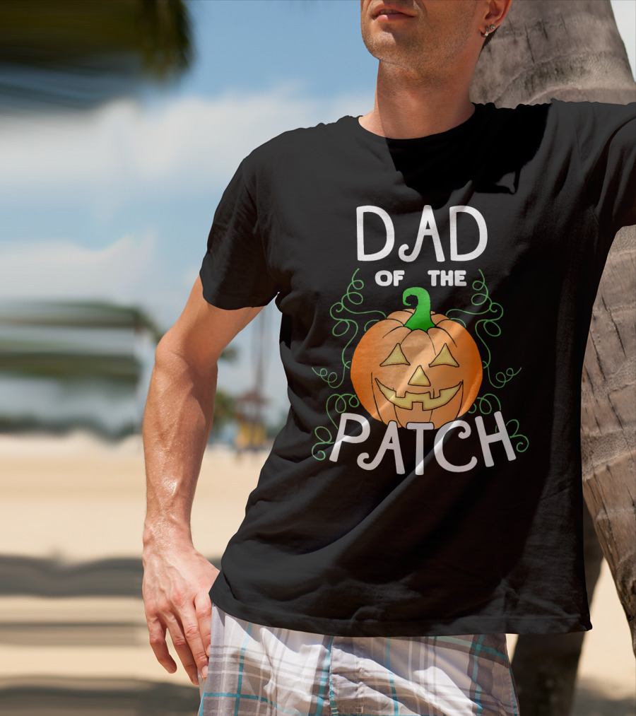 Dad Of The Pumpkin Patch Halloween T-Shirt