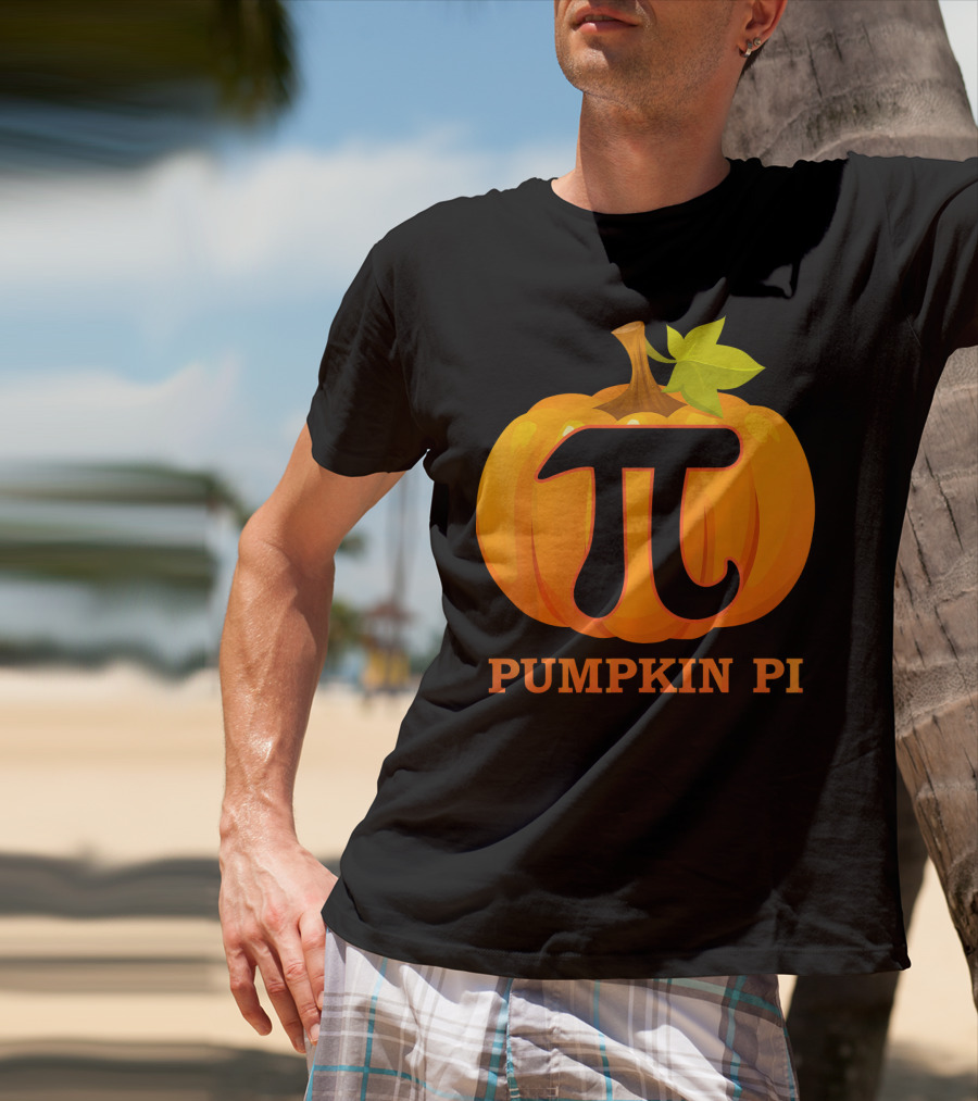 Pumpkin Pi Halloween Costume Math Pie T-Shirt
