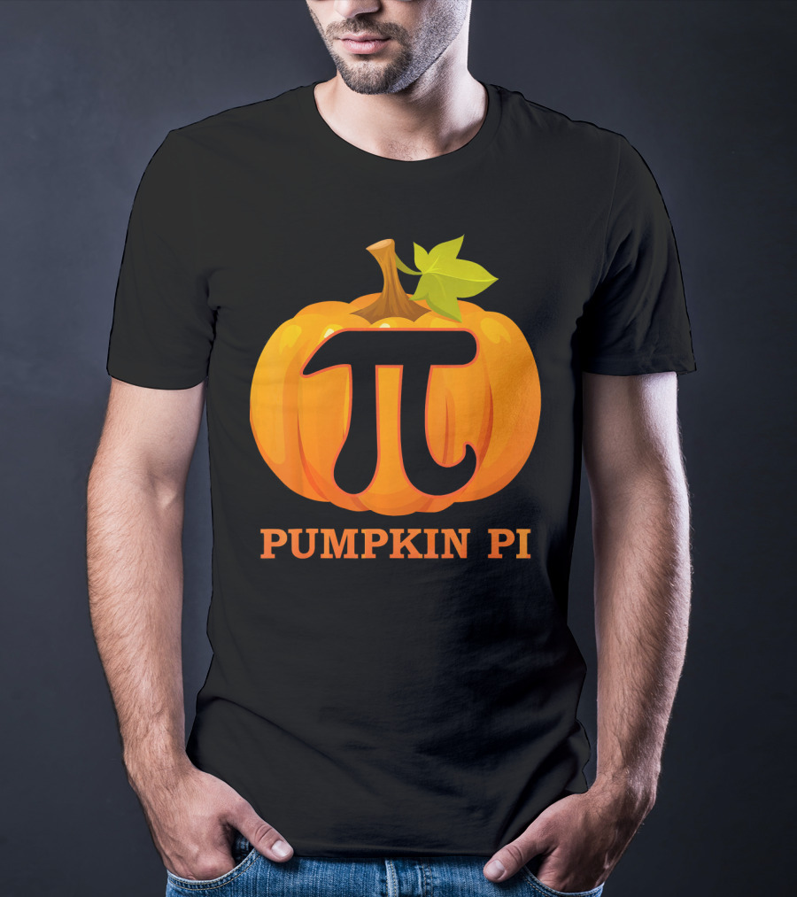 Pumpkin Pi Halloween Costume Math Pie T-Shirt
