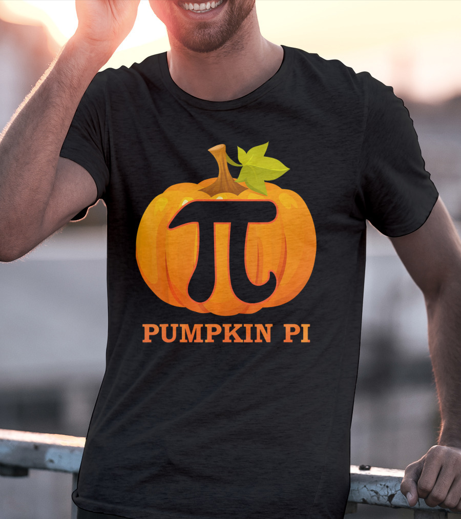 Pumpkin Pi Halloween Costume Math Pie T-Shirt