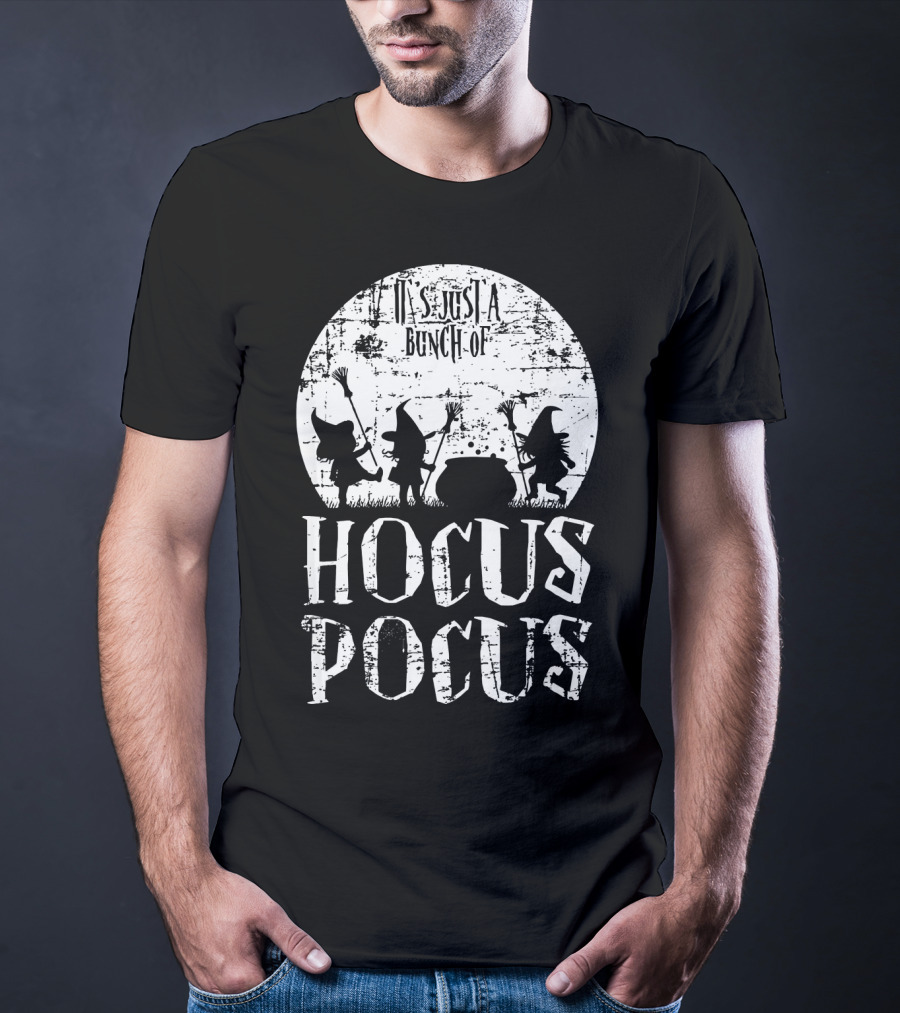 It's Just A Bunch Of Hocus Pocus Silhouette Trio T-Shirt