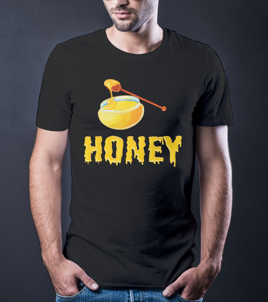 Honeypot Honey Dripping From Golden Jar T-Shirt