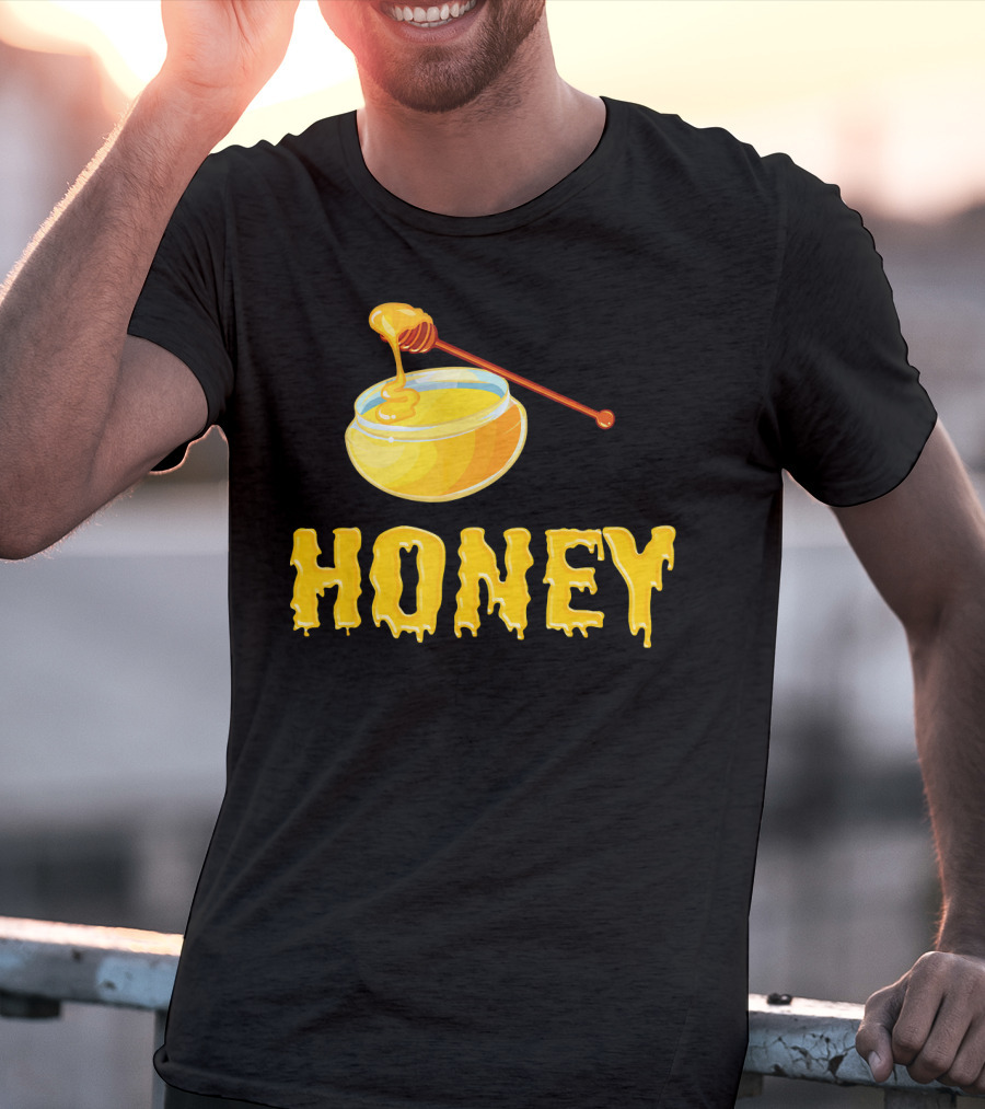 Honeypot Honey Dripping From Golden Jar T-Shirt