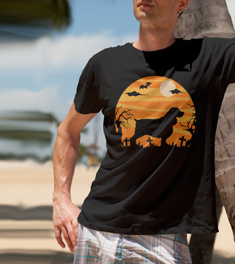 Halloween Night English Springer Spaniel T-Shirt