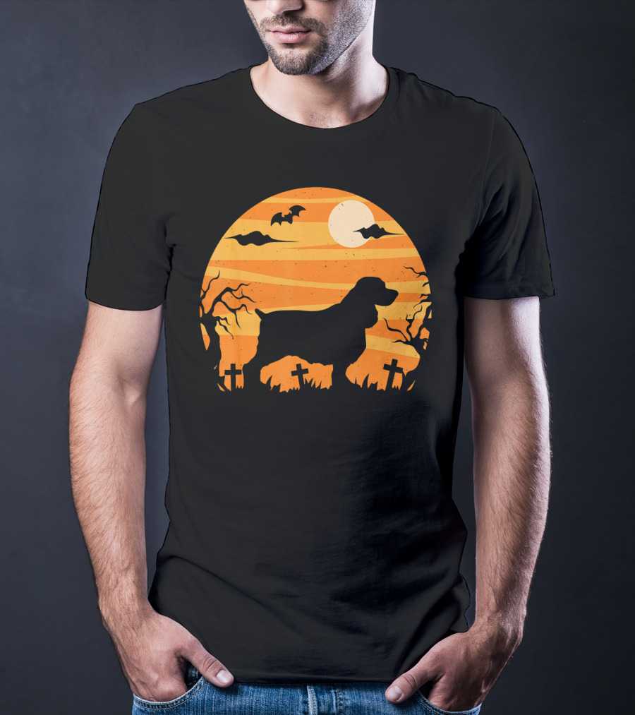 Halloween Night English Springer Spaniel T-Shirt