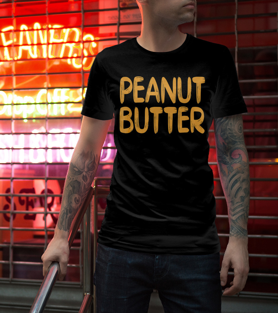 Fun Peanut Butter Halloween Matching Cos Group Costume Idea T-Shirt