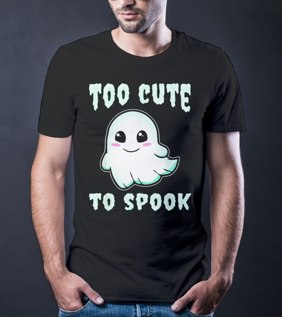 Too Cute To Spook Ghost Charm T-Shirt