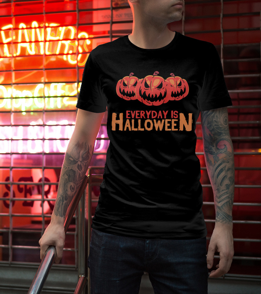 Everyday Is Halloween Scary Pumpkins T-Shirt